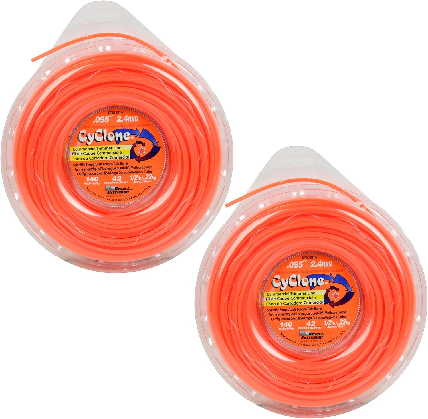 Cyclone Desert Extrusion CY095D1/2 .095" x140' Commercial