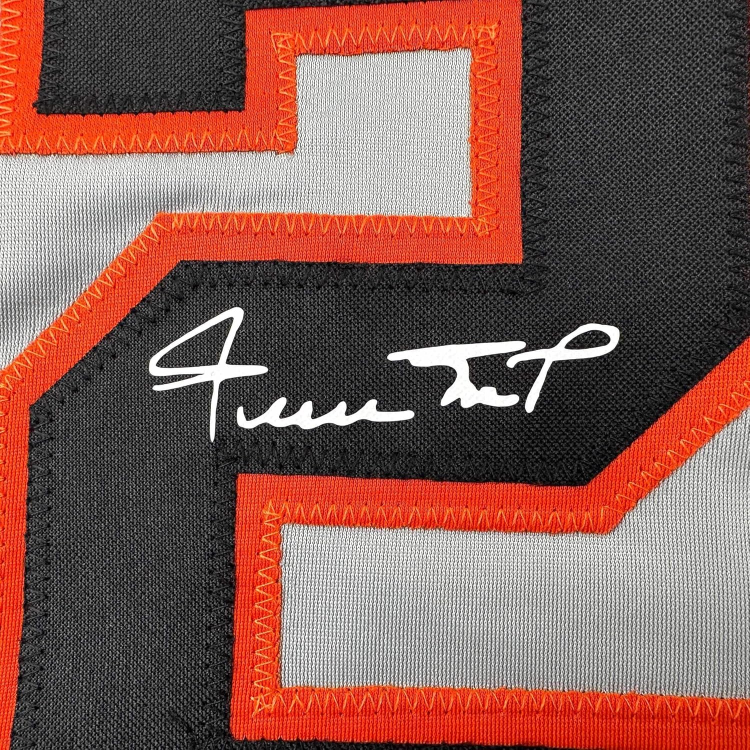 Facsimile Autographed Willie Mays San Francisco Grey Reprint Laser Auto Baseball Jersey Size Men's XL - Image 2