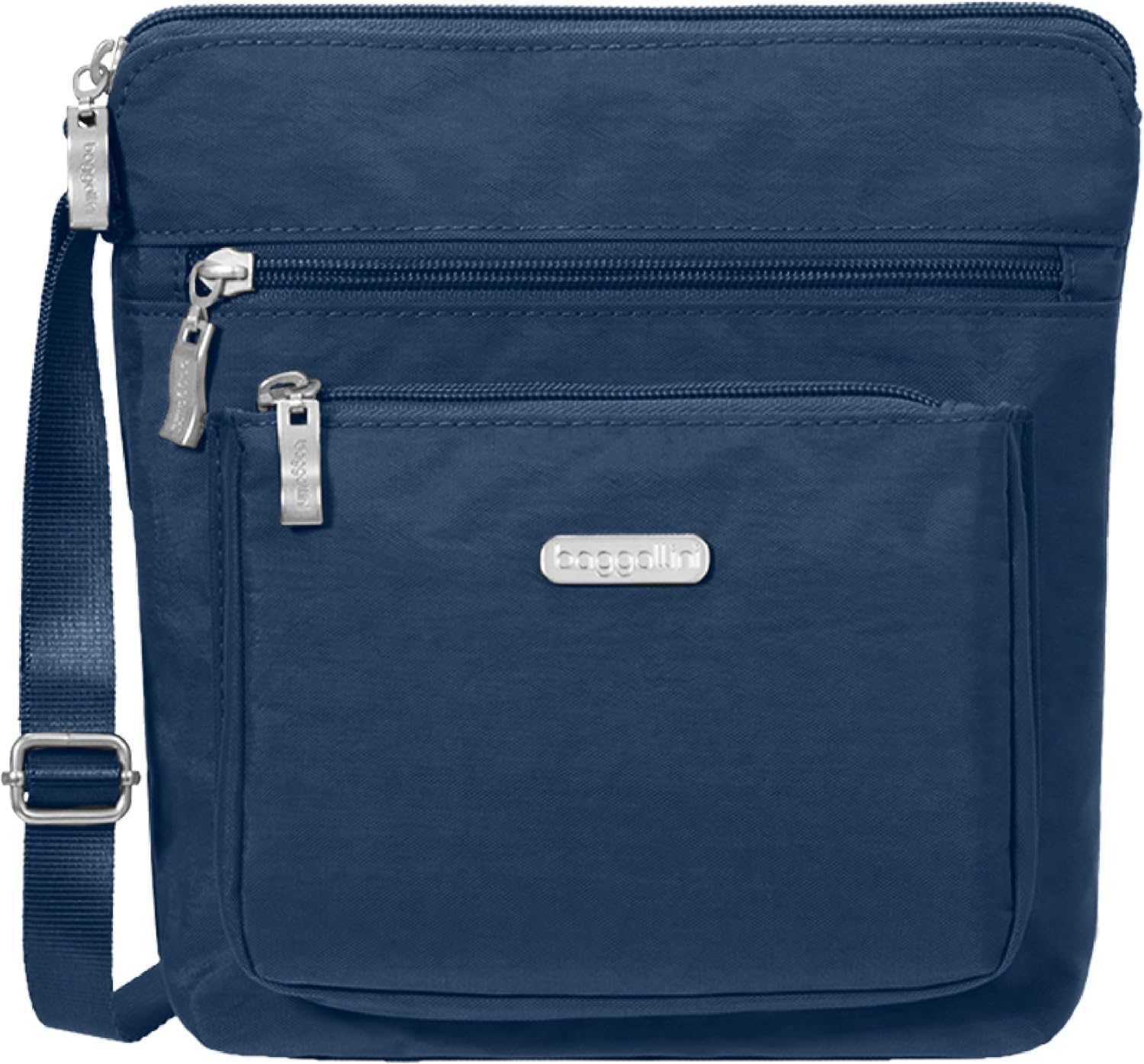 Baggallini Pocket Crossbody Bag - Stylish, Lightweight, Adjustable Strap Purse With RFID-Protected Wristlet, Hands-Free Travel Bag with Interior Organizational Pockets and More: Handbags: 