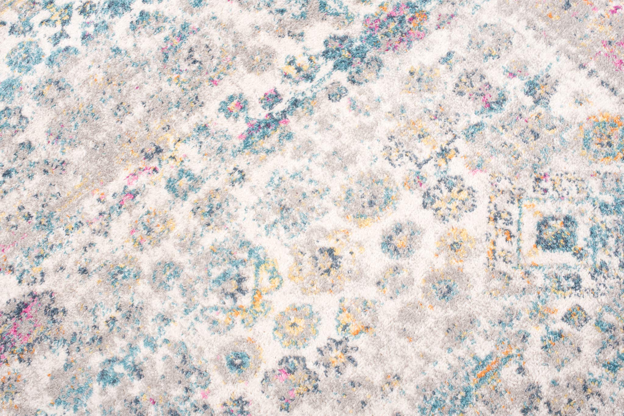 Carpeto Rugs Vloerkleed Abstract Vintage - Tapijt Kortstondig Pooltje - Tapijten Modern - Tapijt Woonkamer, Slaapkamer, Eetkamer - OEKO-TEX Carpet - Rug 240x330 cm - Grijs Bleuw Carpeto Rugs Vloerkleed Abstract Vintage - Tapijt Kortstondig Pooltje - Tapijten Modern - Tapijt Woonkamer, Slaapkamer, Eetkamer - OEKO-TEX Carpet - Rug 240x330 cm - Grijs Bleuw