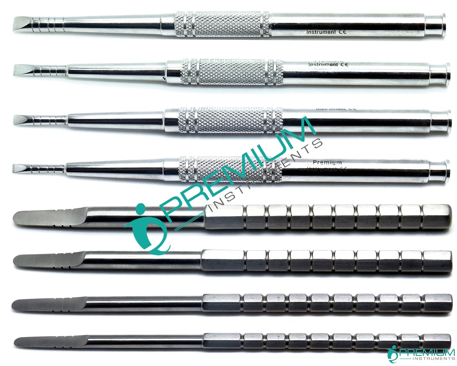 8 Pcs Dental Chisels Bone Splitting Surgical Professional Extracting Instruments