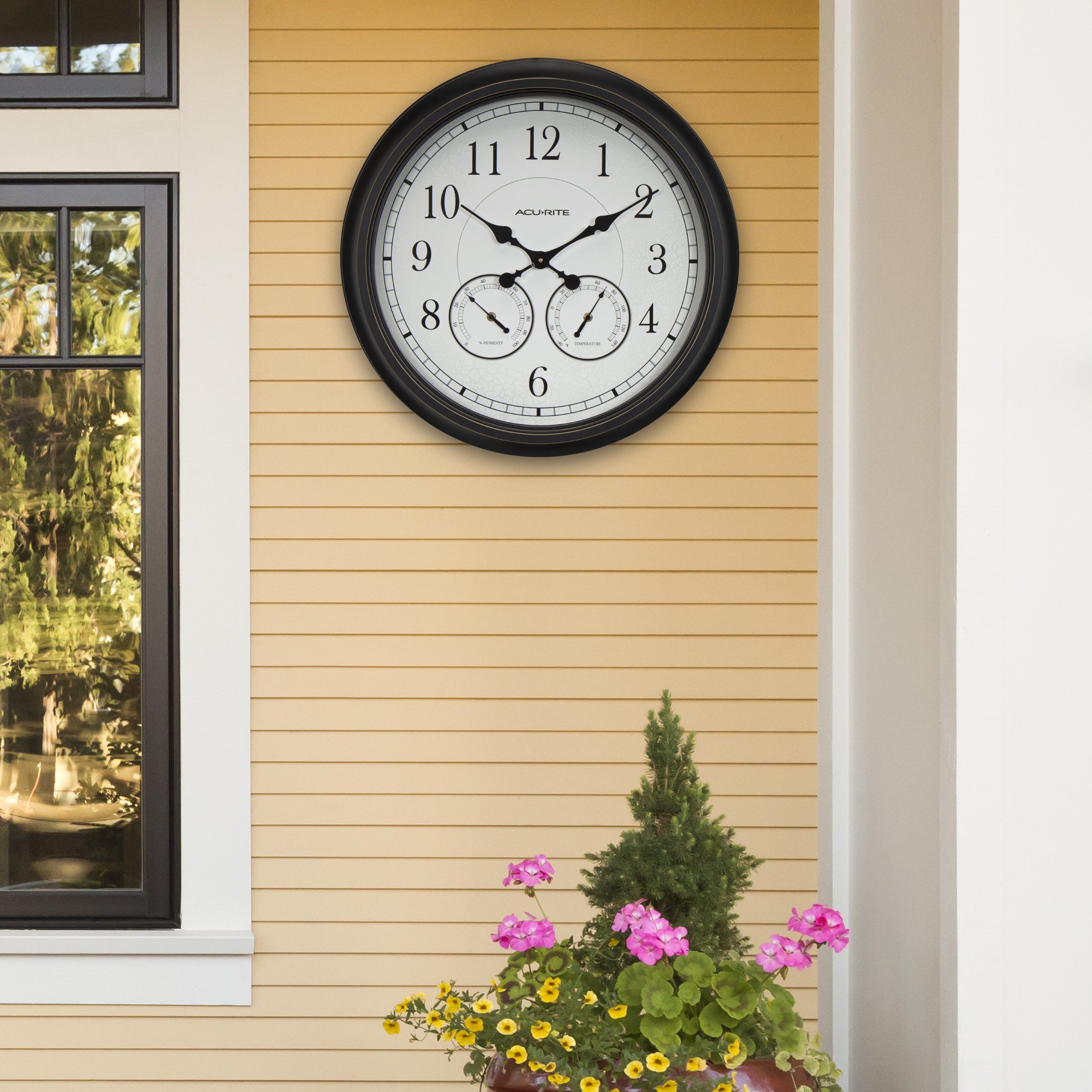 acurite 24 inch outdoor clock