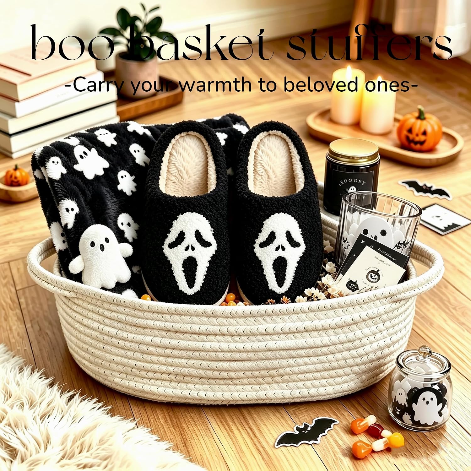 Cute Fuzzy Slippers for Women Men Memory Foam House Shoes indoor outdoor