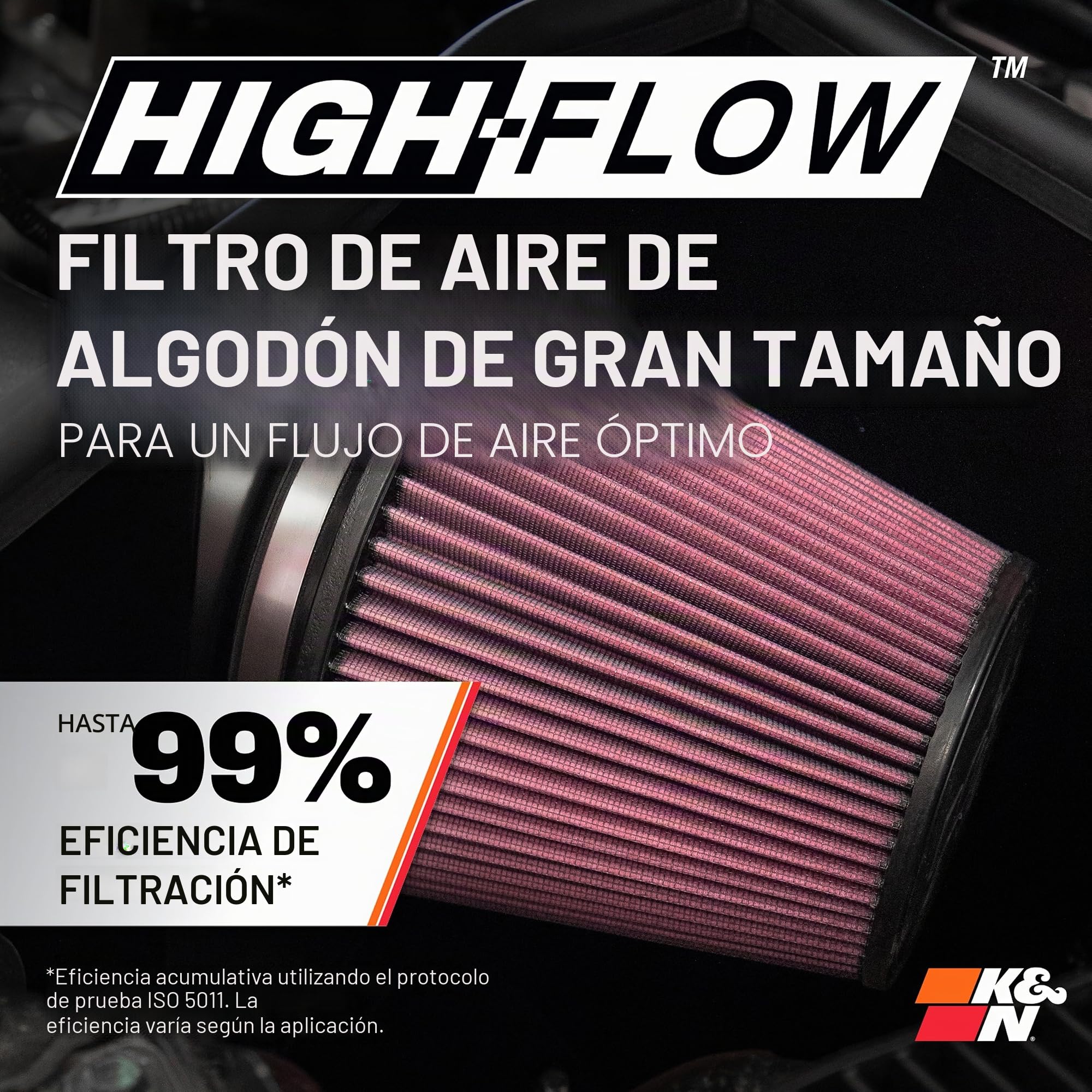K&N 57S-4900 Kit de Admisión de rendimiento Coche