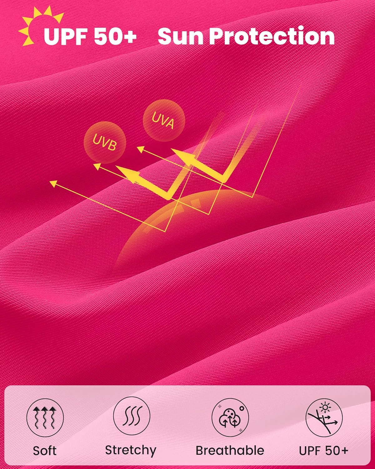 JOCMIC Girls Long Sleeve Shirts Kids Athletic Basic Tees for Gym Yoga Fall Tops Quick Dry UPF 50+ Sun Shirt - Image 5