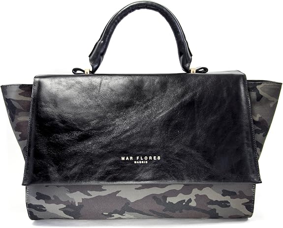 MAR FLORES MADRID, Bolso - Carrie, color verde y negro MF017 : Amazon.es:  Zapatos y complementos