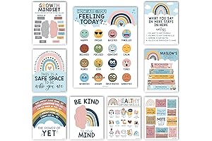 Hadley Designs Boho Mental Health Posters For Classroom