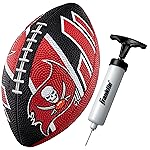 Franklin Sports NFL Tampa Bay Buccaneers Football - Youth Football - Mini 8.5 Rubber Ball - Perfect for Kids - Team Logos and Colors