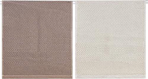 Paquete de 2 toallas de mano suaves, de secado rápido (28 x 13 pulgadas), toallas de mano para baño, manos, cara, hotel, spa (marrón)