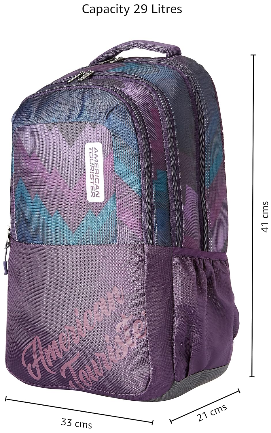Buy American Tourister Crone 29 Ltrs Magenta Casual Backpack (FG8 (0