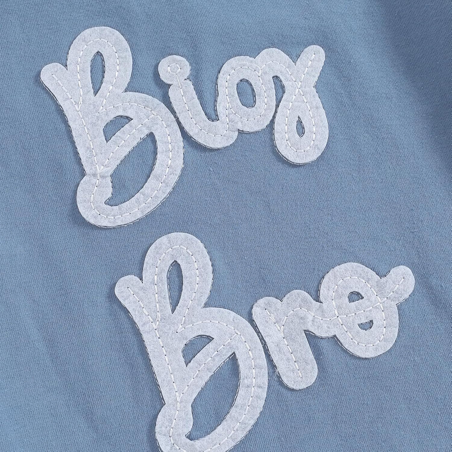 Toddler Baby Boy Clothes Summer Short Sleeve Letter Shirt Plaid Shorts Big Brother Little Brother Matching Outfits