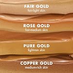 F.F.E. SKIN Gouttes de bronzage, sérum teinté visage liquide avec vitamine E & Huile de tournesol, Finition de mijot, Vegan & Sans cruauté, or rose