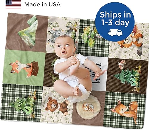 Miniatura 46 de MDPrints - Mantas de bebé personalizadas de vaca para niños, manta personalizada con nombre de bebé, regalo personalizado para recién nacido, Vaca