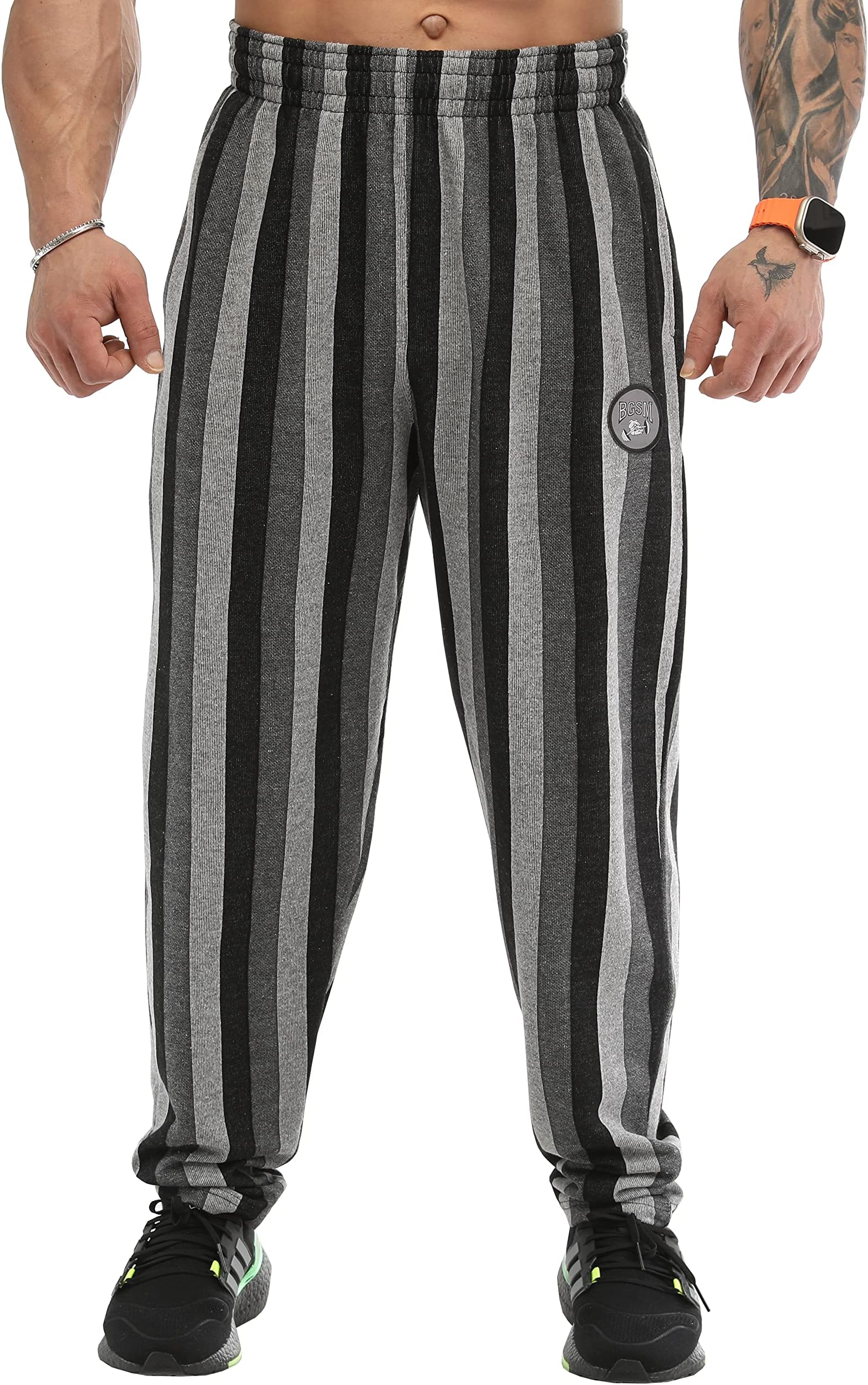 BIG SAM SPORTSWEAR COMPANY Men's Baggy Sweatpants with Pockets, Oldschool Loose Fit Gym Pants