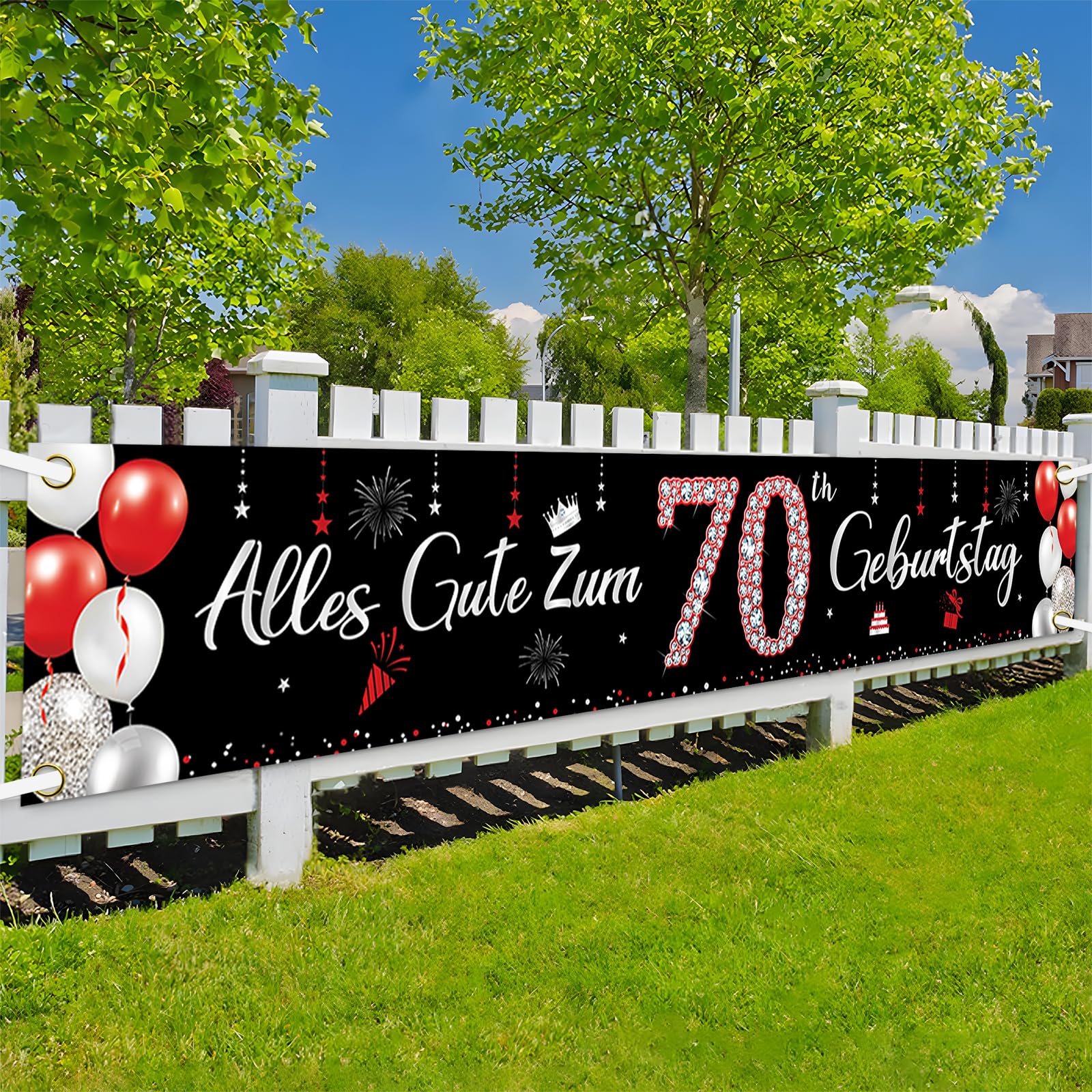 Geburtstag Banner 270 × 40 cm