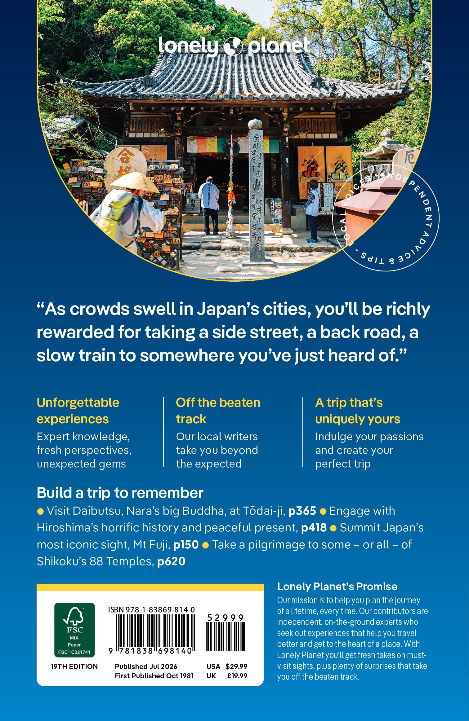 Lonely Planet Japan (Travel Guide)