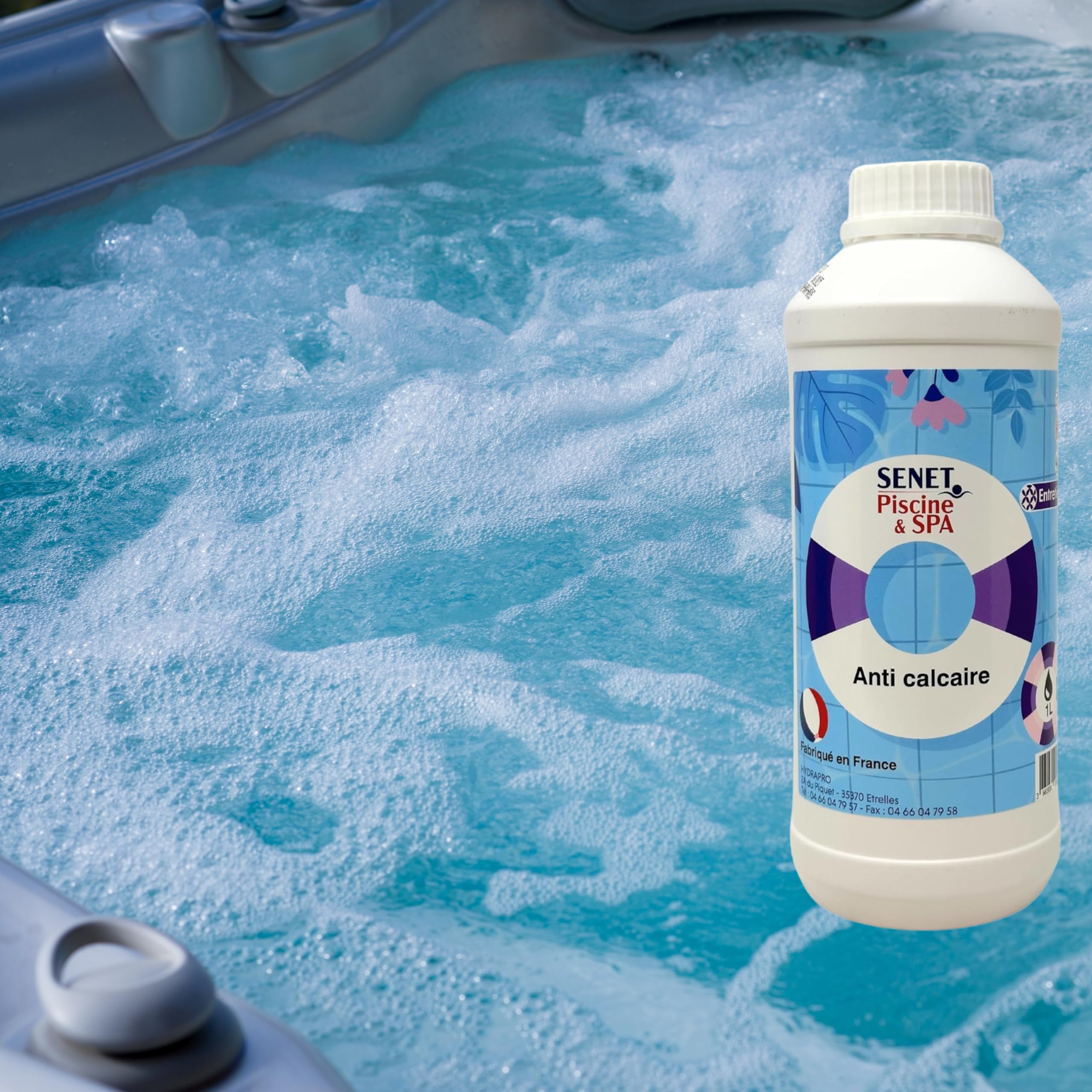 Anti-Calcaire Spa 1L – Préventif Calcaire Piscine Fabriqué France