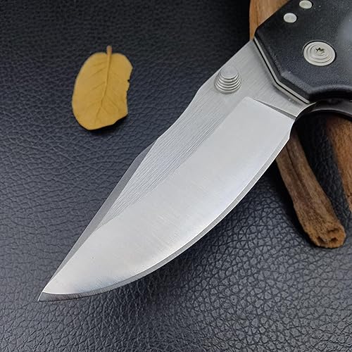 Miniatura 4 de Engage ATLAS Lock - Cuchillo plegable de 3.5 pulgadas, hoja de punta de clip de dos tonos, mango negro G10, cuchillos de bolsillo afilados para