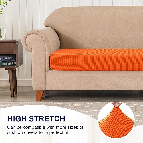 Miniatura 5 de Subrtex - Funda de cojín elástica para cojines de sofá, de asiento de caravana, de sofá de dos asientos. Hecha de elastano. Protector de muebles de