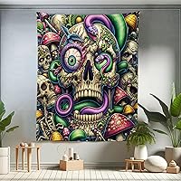 Vista 44 de Ambesonne Tapiz de palmera, impresión de imagen de atardecer tropical, estilo vintage, playa de verano, para colgar en la pared para dormitorio