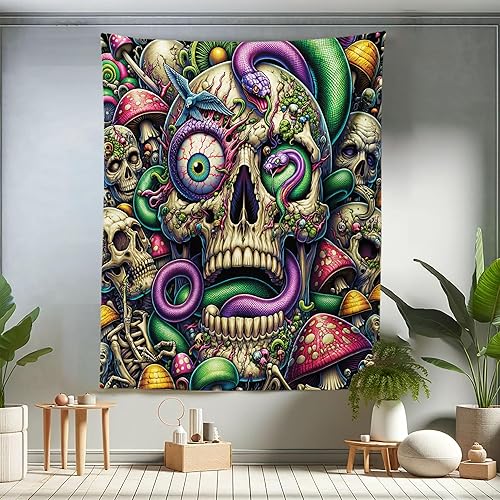 Miniatura 51 de Ambesonne Tapiz de la Torre Eiffel, tamaño Queen, imagen de la Torre Eiffel, París, Francia, coche vintage, calle, nubes oscuras, colcha colgante