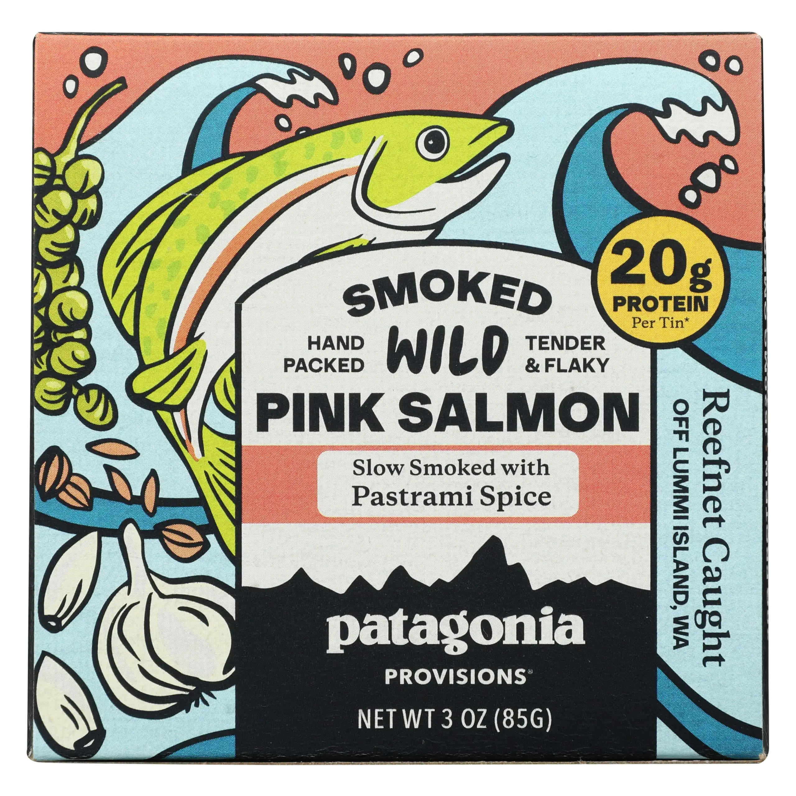 Patagonia Provisions Salmon Wild Pink Smoked, 3 Ounce | Grocery