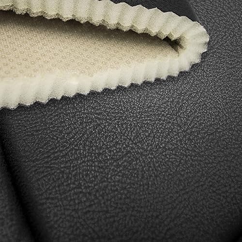 Miniatura 4 de FH Group PU205102 - Juego de cojines de asiento de piel sintética de alta calidad (rosa) con regalo, ajuste universal para automóviles y camionetas