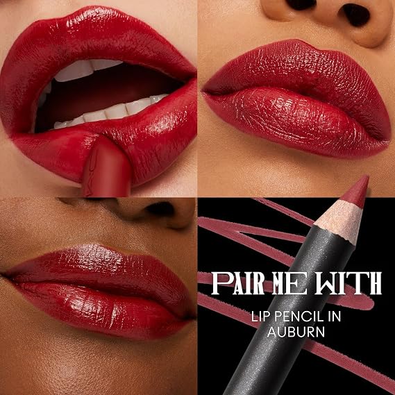 MAC MACximal Sleek Satin Lipstick Mini, Dubonnet, 0.06 Ounces