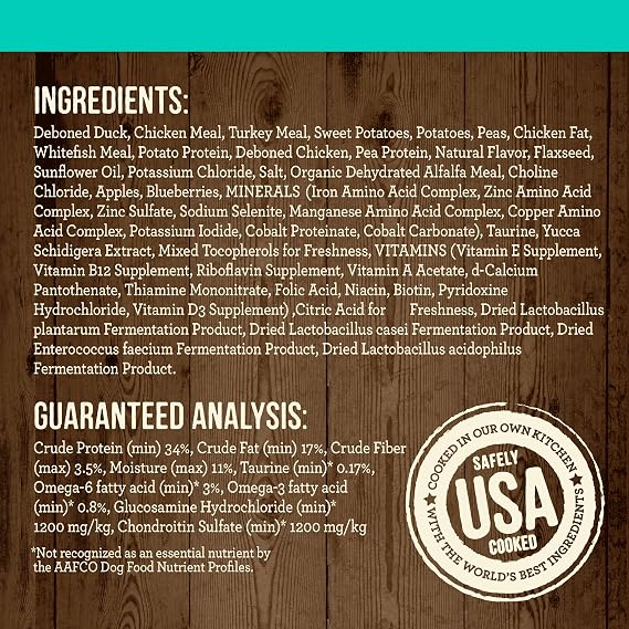 Merrick Premium Grain Free Dry Adult Dog Food, Wholesome and Natural Kibble with Real Duck and Sweet Potato - 22.0 lb. Bag