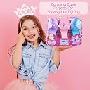 PRINCESS EXPRESSIONS 3-Pack Princess Shoe Set - Dress Up Royalty Kids Wedge Heels Slip On Shoes - Pastel Colored Princess Dress Up Shoes, Pretend Play Wedge Heels for Kids - Fits Toddler Size 7-10 gallery image