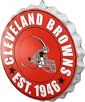 Vista 25 de NFL Team Logo Distressed Metal Hanging Wall Bottle Cap Sign