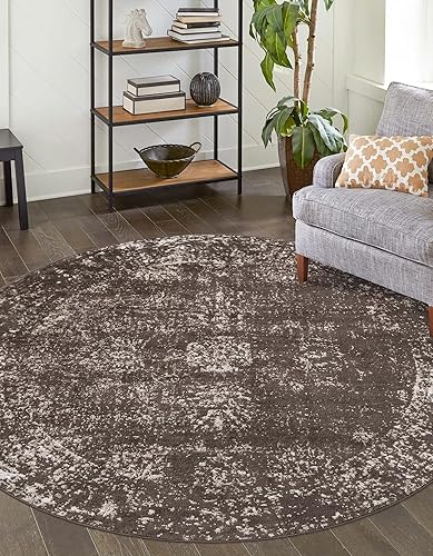 Miniatura 18 de Rugs.com Alfombra de la colección Monte Carlo, alfombra mediana de 4 x 6 pies, color borgoña, perfecta para salas de estar, comedores grandes