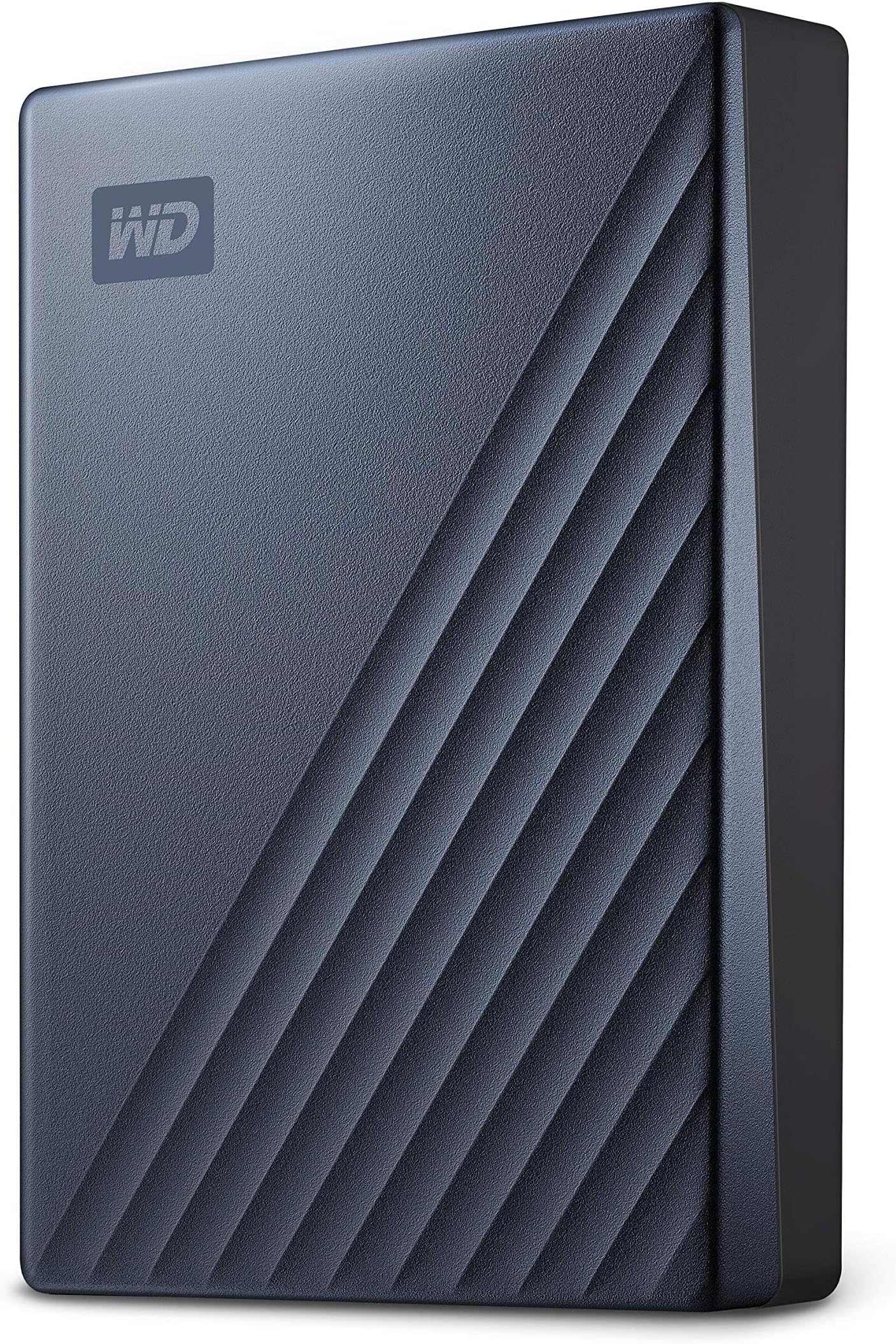WD 6TB My Passport Ultra, portable external storage, external hard drive, software with defense against ransomware, backup and password protection, Works with PC, Xbox S|X, PS5, PS4, Midnight Blue