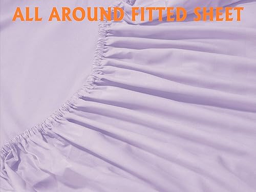 Miniatura 4 de Elegant Comfort Juego de sábanas de 4 piezas más suave y acogedor, 1500 microfibra de alta calidad hotelera, lujoso juego de sábanas de 4 piezas a