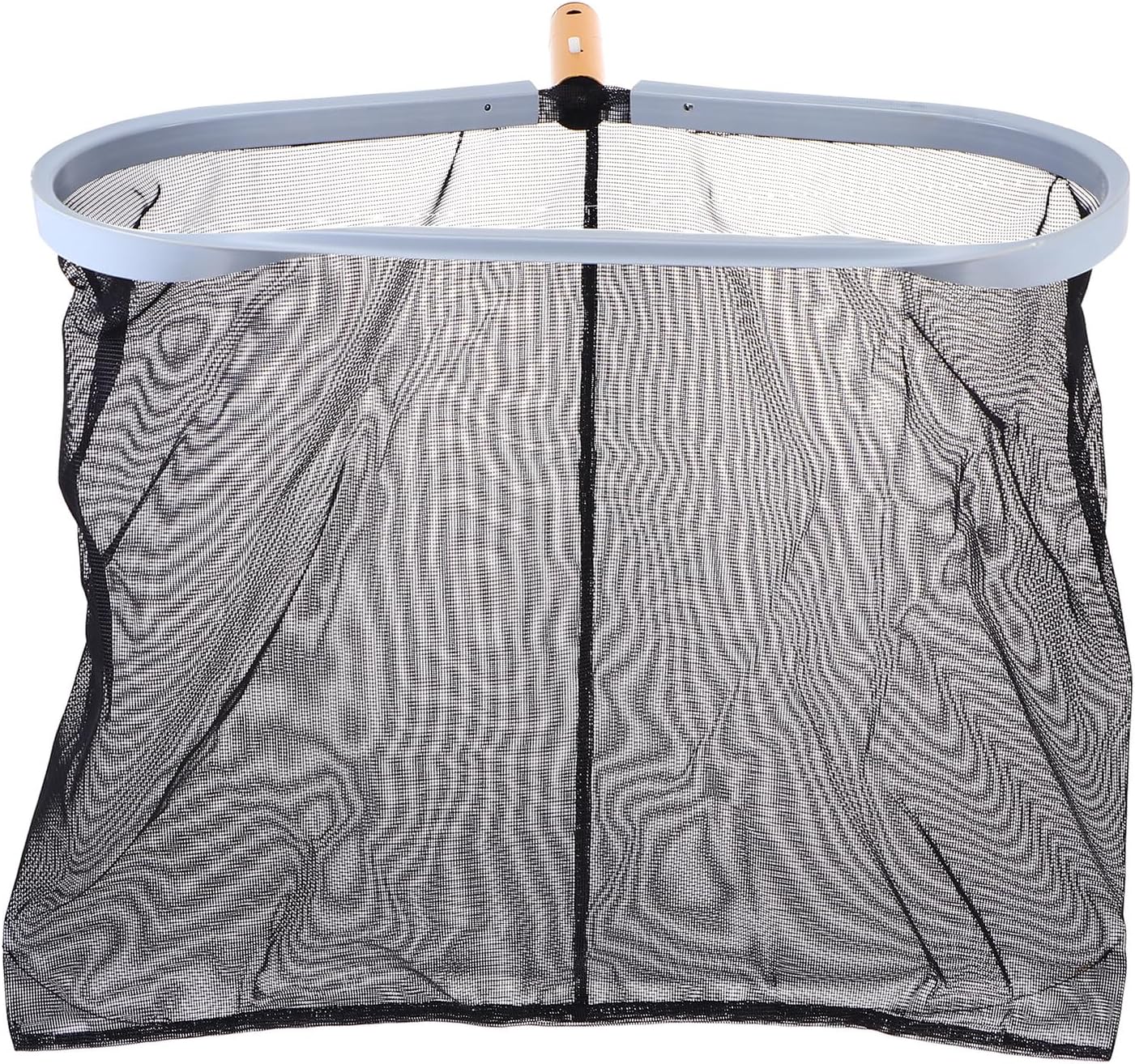 Professional Pool Leaf Rake and Deep Mesh Skimmer Net for Swimming Pools and Ponds with Black Aluminum Alloy Frame – Cleaning Supply for Debris Removal