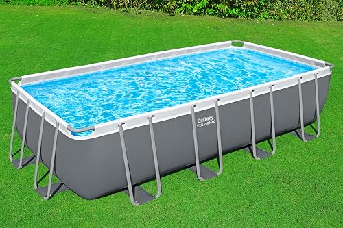 Bestway Steel Pro Max Kit Piscine Hors Sol - 549 cm x 274 cm x 122 cm - Gris foncé - 9