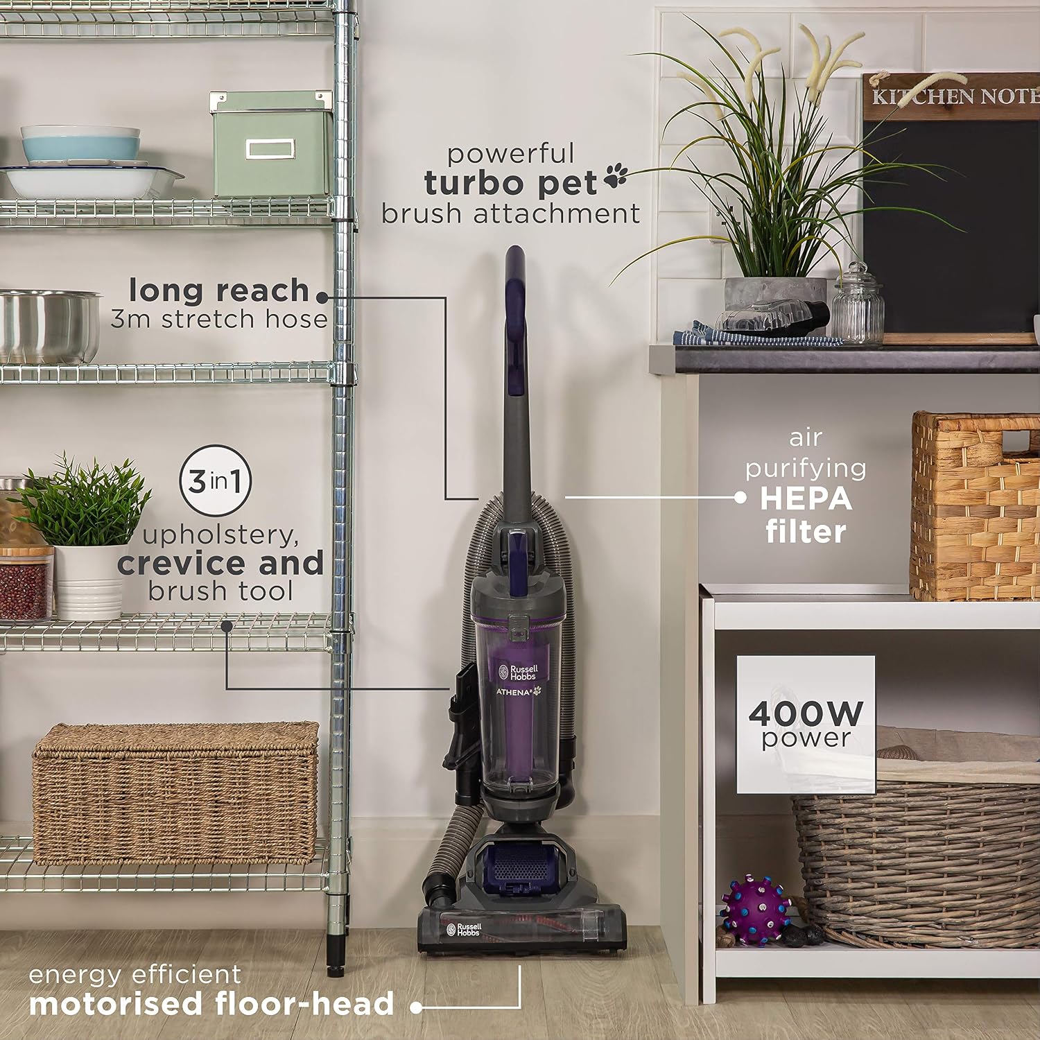 Russell Hobbs RHUV5601 ATHENA2 Pet 