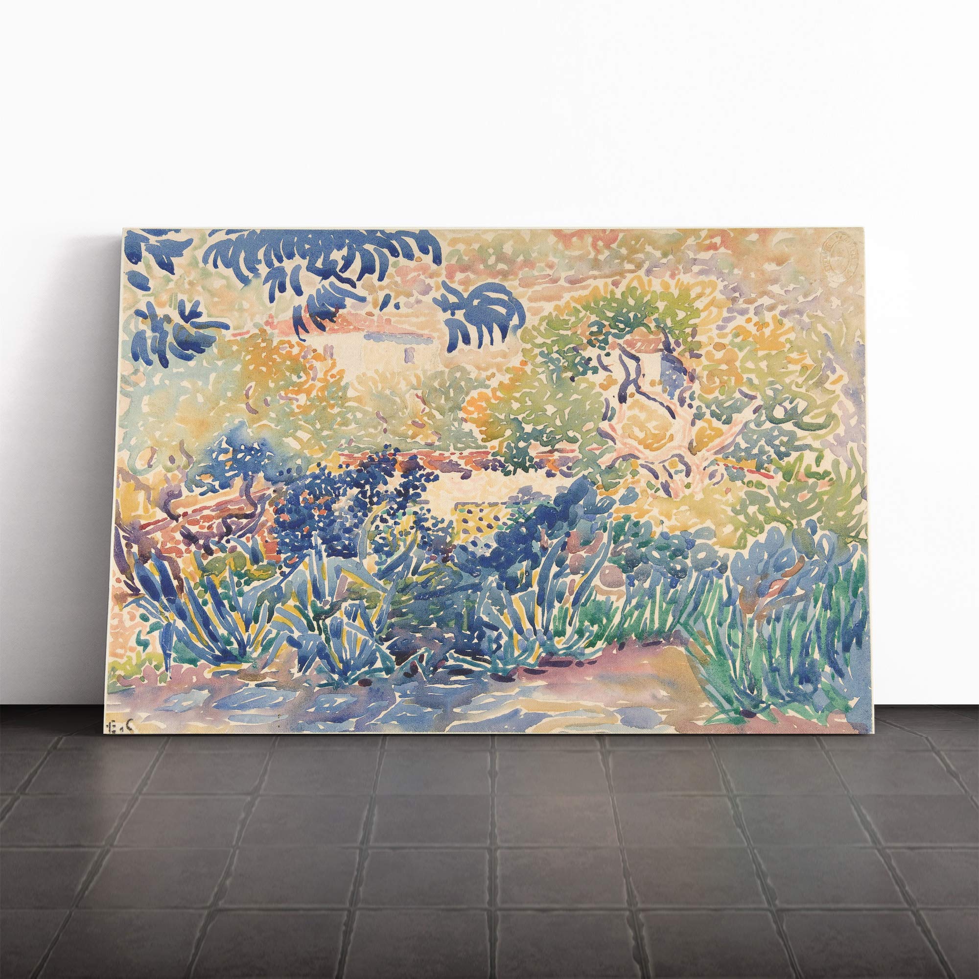 Wall Henri-Edmond Cross Art Vol.2 Canvas Print | Gallery Wrapped 30mm Frame Wall Art | 30x20 inches | Ready to Hang | Contemporary Religious Picture | Living Room Bedroom Lounge Office