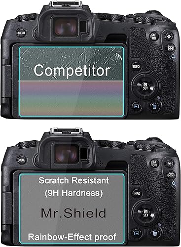 Miniatura 4 de Mr.Shield Protector de pantalla para cámara digital Canon EOS RP sin espejo vidrio templado 3 unidades vidrio japonés con dureza 9H protector de