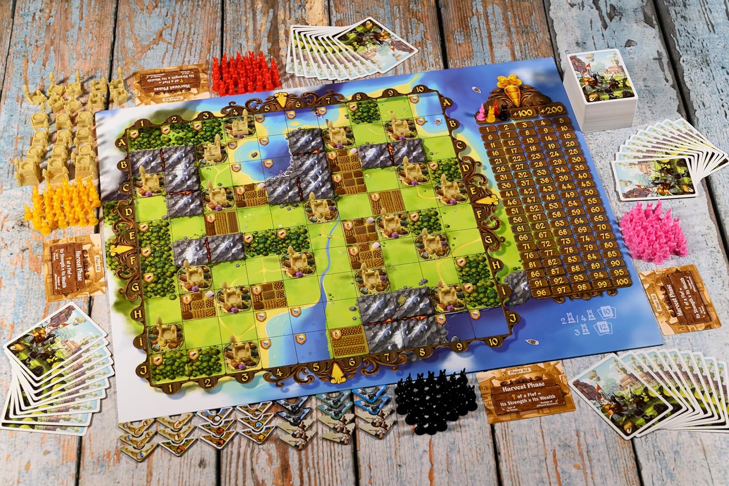 IELLO: Bunny Kingdom, Strategy Board Game, Expand Your Fief By Just a Hare, 45 Minute Play Time, 2 to 4 Players, for Ages 14 and Up