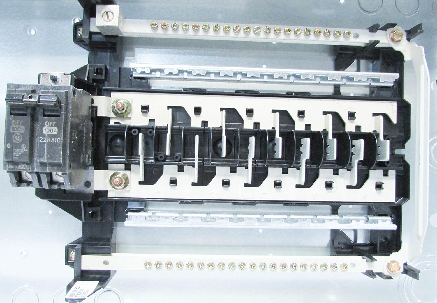 GE Energy Industrial Solutions TM2010CCU Main Breaker Installed Load Center Combination Cover, 100-Amp - Electrical Grounding Bars - 