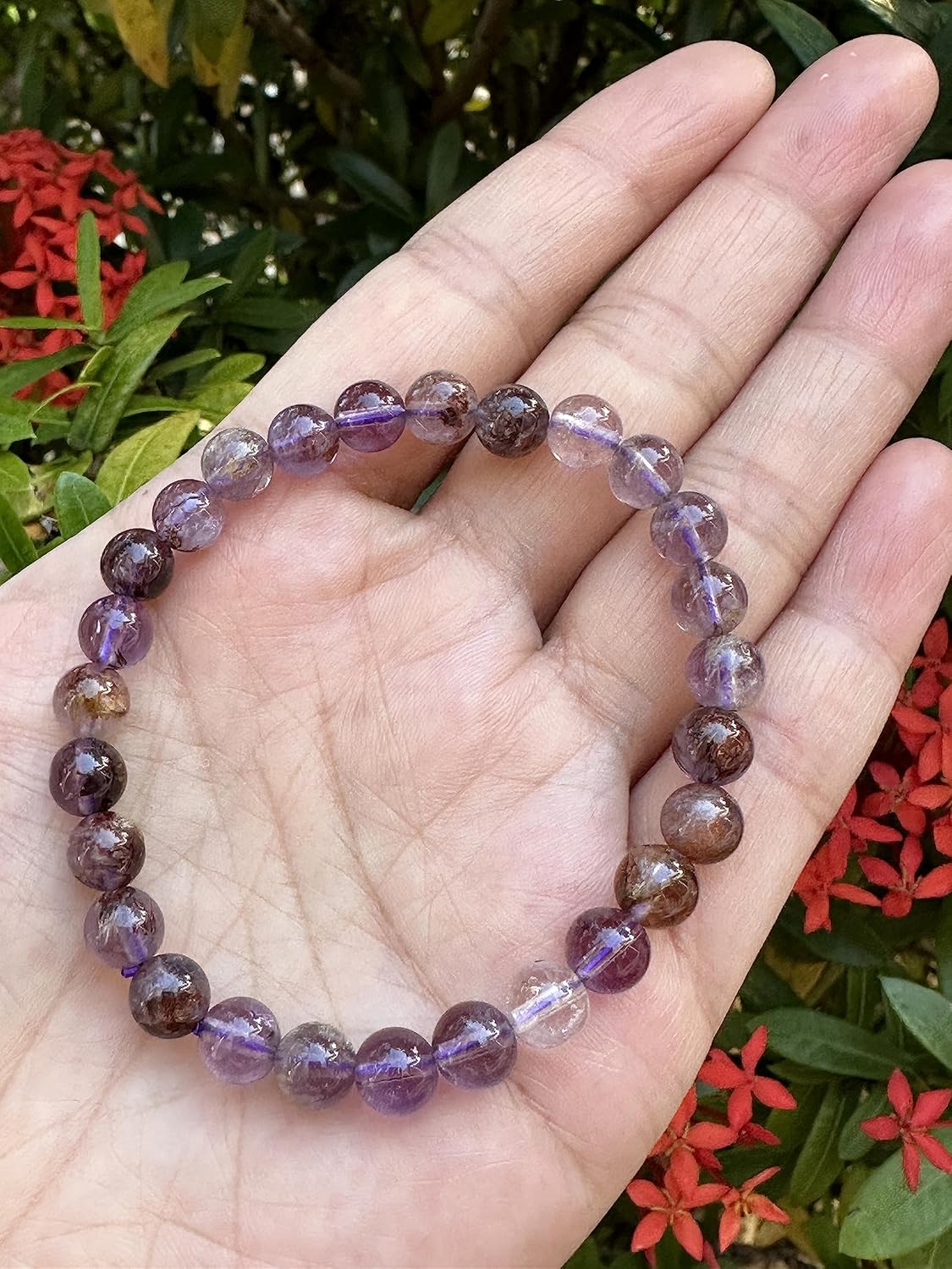 GAF TREASURES Grade A++ Crystal Bead Bracelet, Genuine Gemstone Stretch Bracelet, Healing Crystal Bracelet Bead Bracelet, Gift for Men & Women