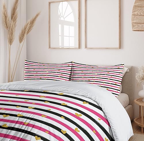 Miniatura 416 de Ambesonne Juego de funda de edredón de brújula, ilustración de mapa del mundo, marinero marítimo, equipo de vida monocromático, juego de ropa