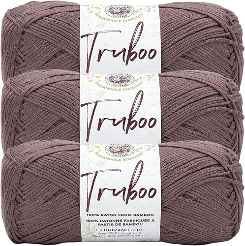 Vista 49 de Lion Brand Yarn - Truboo Yarn (1 madeja), Cameo