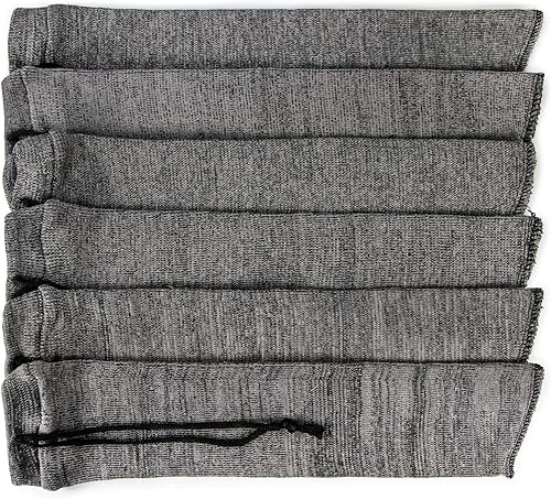 Vista 17 de GUGULUZA Calcetines extra gruesos para pistolas, calcetín de pistola para pistola, paquete de 4/5/6 fundas de pistola tratadas de silicona de punto