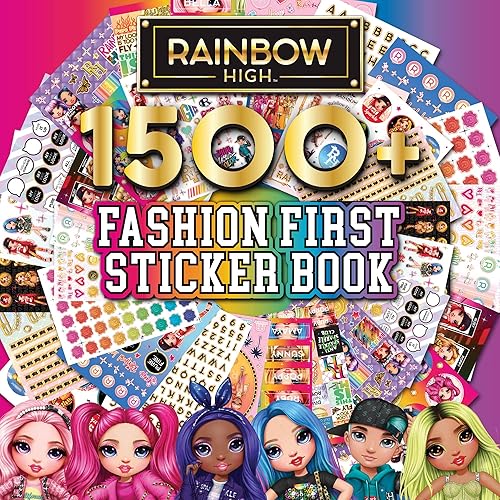 Rainbow High 1500+ Fashion First Stickers de Horizon Group USA