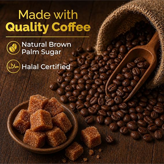 Kopiko Instant 3in1 Brown Coffee - 24 Packets/Bag ,1