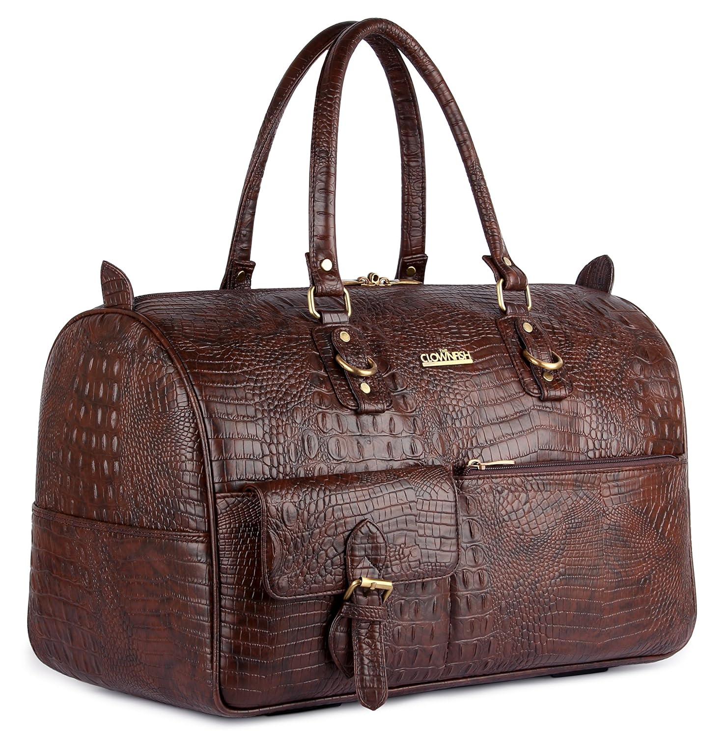 crocodile duffle bag
