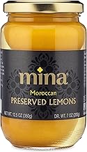 Mina Preserved Lemons - 12.5 Ounce, Authentic Moroccan Preserved Lemons, Ideal for Tagine, Couscous, Salads, Non-GMO, Vegan, Keto, Kosher, Gluten Free