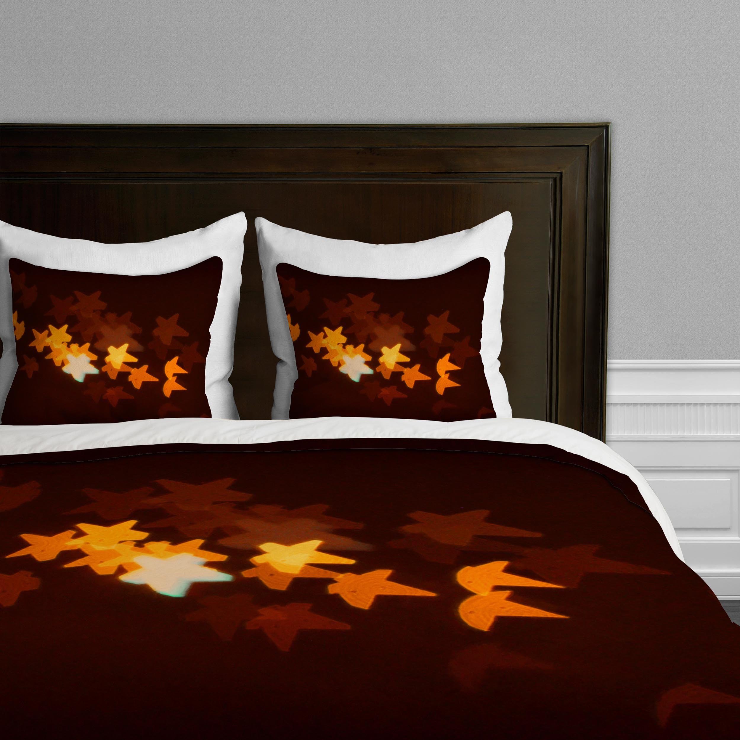 Funda de edredón Twin XL Noche Estrellada Happee Monkee para cama individual
